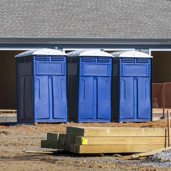 is there a specific order in which to place multiple porta potties in North Escobares